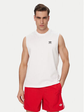 adidas adidas Tank top Trefoil Essentials KE3396 Biały Regular Fit