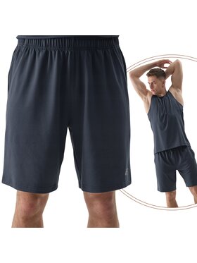 4F 4F Szorty sportowe 4FWSS24TFSHM383-32S Granatowy Regular Fit