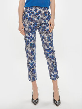 Weekend Max Mara Weekend Max Mara Pantaloni di tessuto Ravello 2415131102 Blu scuro Slim Fit