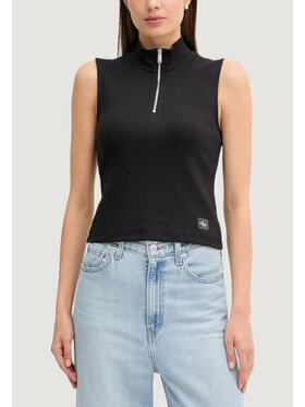 Calvin Klein Jeans Calvin Klein Jeans T-shirt A- WOVEN LABEL SL QZ Nero Casual Fit