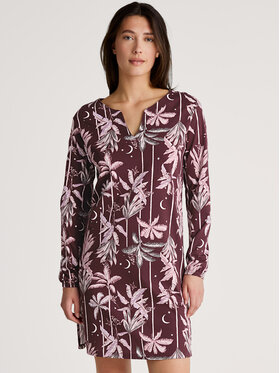 Calida Calida Noční košile 31891 Bordó Comfortable Fit