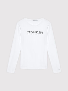 Calvin Klein Jeans Calvin Klein Jeans Bluza Institutional Logo IG0IG01014 Bela Regular Fit