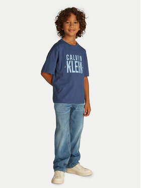 Calvin Klein Jeans Calvin Klein Jeans Футболка Bold Graphic IB0IB02448 Голубий Relaxed Fit