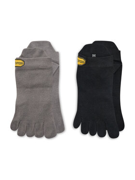 Vibram Fivefingers Vibram Fivefingers Σετ 2 ζευγάρια κάλτσες σοσόνια unisex Pack Sock S15N23P Μαύρο