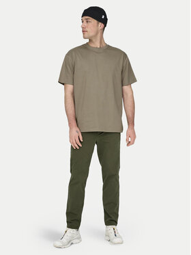 Only & Sons Chino Hlače Linus 22029765 Zelena Tapered Fit