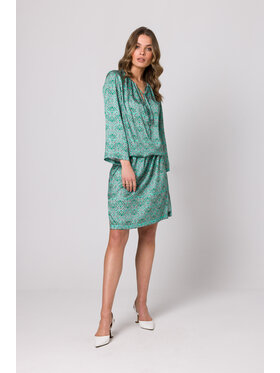 Stylove Stylove Sukienka codzienna S338 Zielony Regular Fit