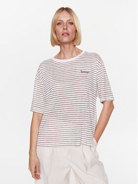b.young b.young Тишърт 20813304 Екрю Loose Fit