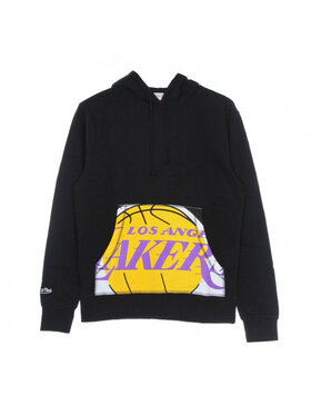 Mitchell & Ness Mitchell & Ness Bluza NBA Cropped Logo Los Angeles Lakers Czarny Standard Fit