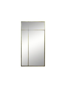 MIAhome MIAhome Lustro w metalowej ramie mosiężne 180 cm Złoty