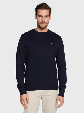 Tommy Hilfiger Tommy Hilfiger Sweater MW0MW28046 Sötétkék Regular Fit