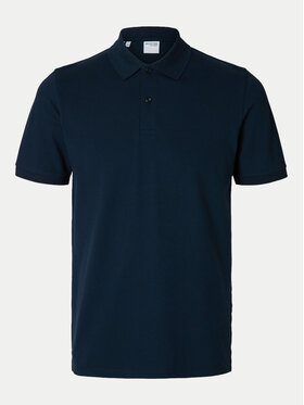 Selected Homme Selected Homme Polo 16095851 Σκούρο μπλε Slim Fit