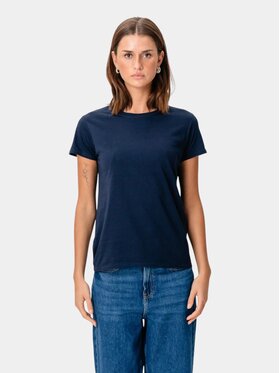 TeeShoppen TeeShoppen T-Shirt 'Basic Collection' Granatowy Regular Fit