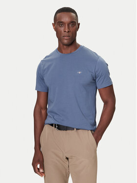 Gant Gant Tričko 2004080 Modrá Regular Fit