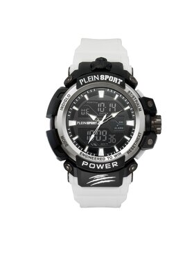 Plein Sport Plein Sport Часовник Combat PSNBA0223 Бял