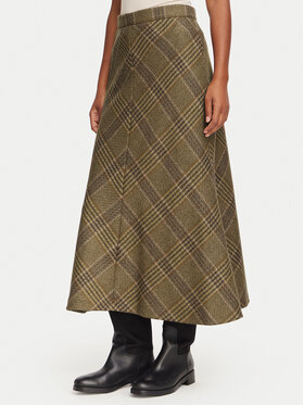 Luisa Spagnoli Luisa Spagnoli Спідниця-міді Francobollo 543483 Світло-коричневий Regular Fit