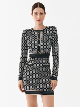 Elisabetta Franchi Elisabetta Franchi Úpletové šaty AM-94Q-36E2-V550 Barevná Slim Fit