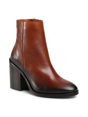 Tommy Hilfiger Tommy Hilfiger Stiefeletten Shaded Leather High Heel Boot FW0FW05164 Braun