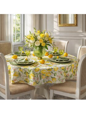Roseberry Home Roseberry Home Obrus z motywem cytryn Lemonade Żółty