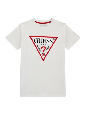 Guess Kids Guess Kids T-Shirt 166551 Biały Classic Fit