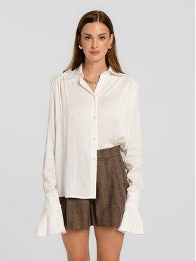 MANDRAGORA MANDRAGORA Pantaloncini di tessuto Gante Beige Standard Fit