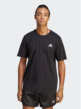 adidas adidas Póló Essentials Single Jersey Embroidered Small Logo T-Shirt IC9282 Fekete Regular Fit