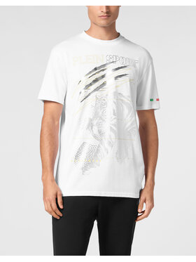 Plein Sport Plein Sport T-Shirt 22975 Biały Regular Fit