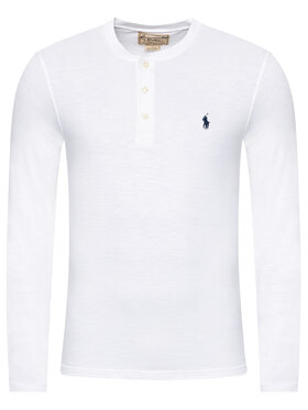 Polo Ralph Lauren Polo Ralph Lauren Тениска с дълъг ръкав Lsl 710790058002 Бял Regular Fit