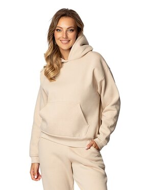 DKaren Sport DKaren Sport Bluza DK-K-B6 Beżowy Regular Fit