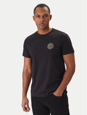 Versace Jeans Couture Versace Jeans Couture Tricou 80GAHT03 CJ00T Negru Regular Fit