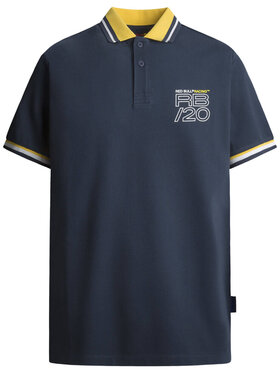 Pepe Jeans Pepe Jeans Polo Red Bull Racing Graphic Stripe 2024 Granatowy Regular Fit