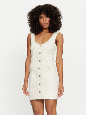 Guess Guess Hétköznapi ruha Tosca W4GK53 WG5F2 Ekru Slim Fit