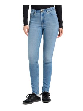 Lee Lee Jeansy Scarlett High Niebieski Slim Fit