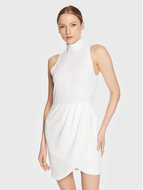 IRO IRO Коктейлна рокля Kamela AS090 Бял Regular Fit