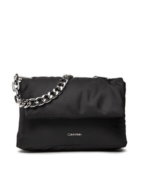 Calvin Klein Calvin Klein Kabelka Linked Shoulder Bag Nylon K60K608901 Černá