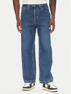 DC DC Jeansy Worker Baggy ADYDP03093 Modrá Baggy Fit