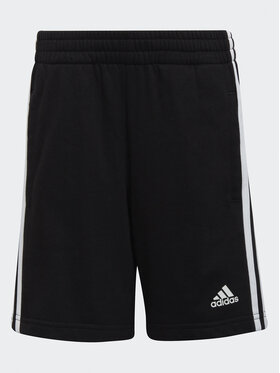 adidas adidas Sportske kratke hlače Essentials 3-Stripes Shorts H65791 Crna Regular Fit