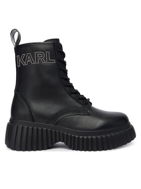 KARL LAGERFELD KARL LAGERFELD Schnürschuhe KL44475 Schwarz