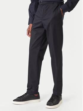 BOSS BOSS Kalhoty z materiálu C-Perin 50555842 Tmavomodrá Slim Fit