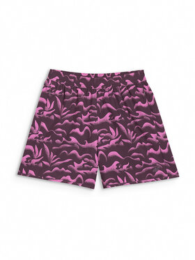 4F 4F Szorty materiałowe BEACHWEAR BASIC Fioletowy Regular Fit