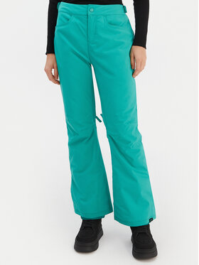 Roxy Roxy Spodnie snowboardowe Backyard ERJTP03299 Zielony Tailored Fit