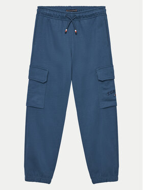 Tommy Hilfiger Tommy Hilfiger Jogginghose Varsity KB0KB09120 Blau Regular Fit