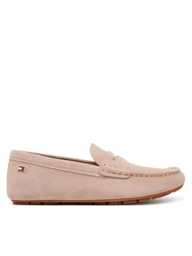 Tommy Hilfiger Tommy Hilfiger Mokassins Flag Soft Suede Driver Loafer FW0FW08558 Rosa
