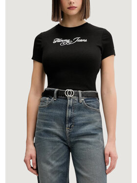 Tommy Jeans Tommy Jeans T-shirt DW0DW21838 Nero Casual Fit