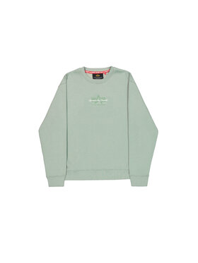 Alpha Industries Alpha Industries Bluza Foam Mid Logo Sweatshirt Zielony Regular Fit