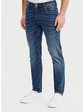 Pako Lorente Pako Lorente Jeansy P25SF-WJ-002 Granatowy Slim Fit