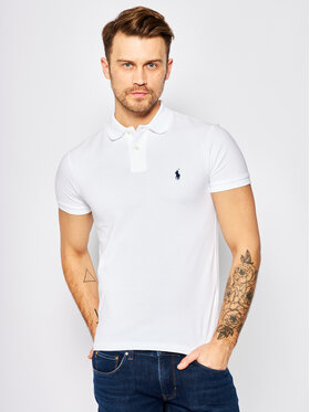 Polo Ralph Lauren Polo Ralph Lauren Polo Core Replen 710548797 Biały Slim Fit
