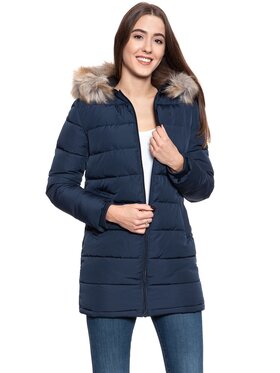 Wrangler Wrangler Giacca da donna LONG PUFFER Blu Slim Fit