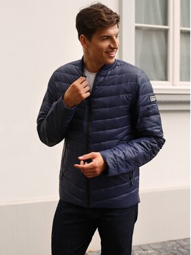 Perso Perso Kurtka przejściowa PKH919021HX Granatowy Regular Fit