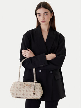 Guess Guess Geantă Carrie Logo HWGP98 98080 Écru