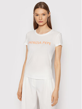 Patrizia Pepe Patrizia Pepe T-Shirt 8M1419/J011-W146 Λευκό Regular Fit